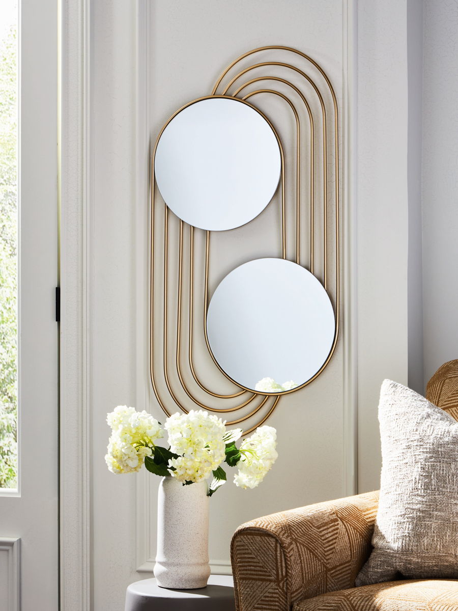 Warrenley - Accent Mirror - Gold Finish - Image 2