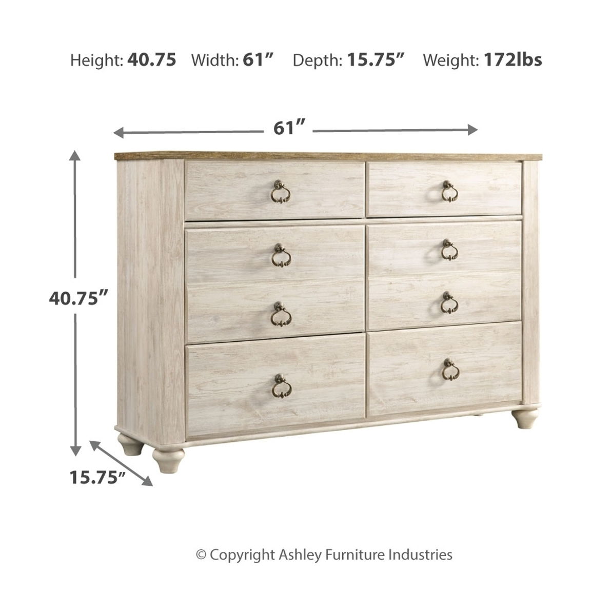 Willowton - Panel Bedroom Set - Image 3