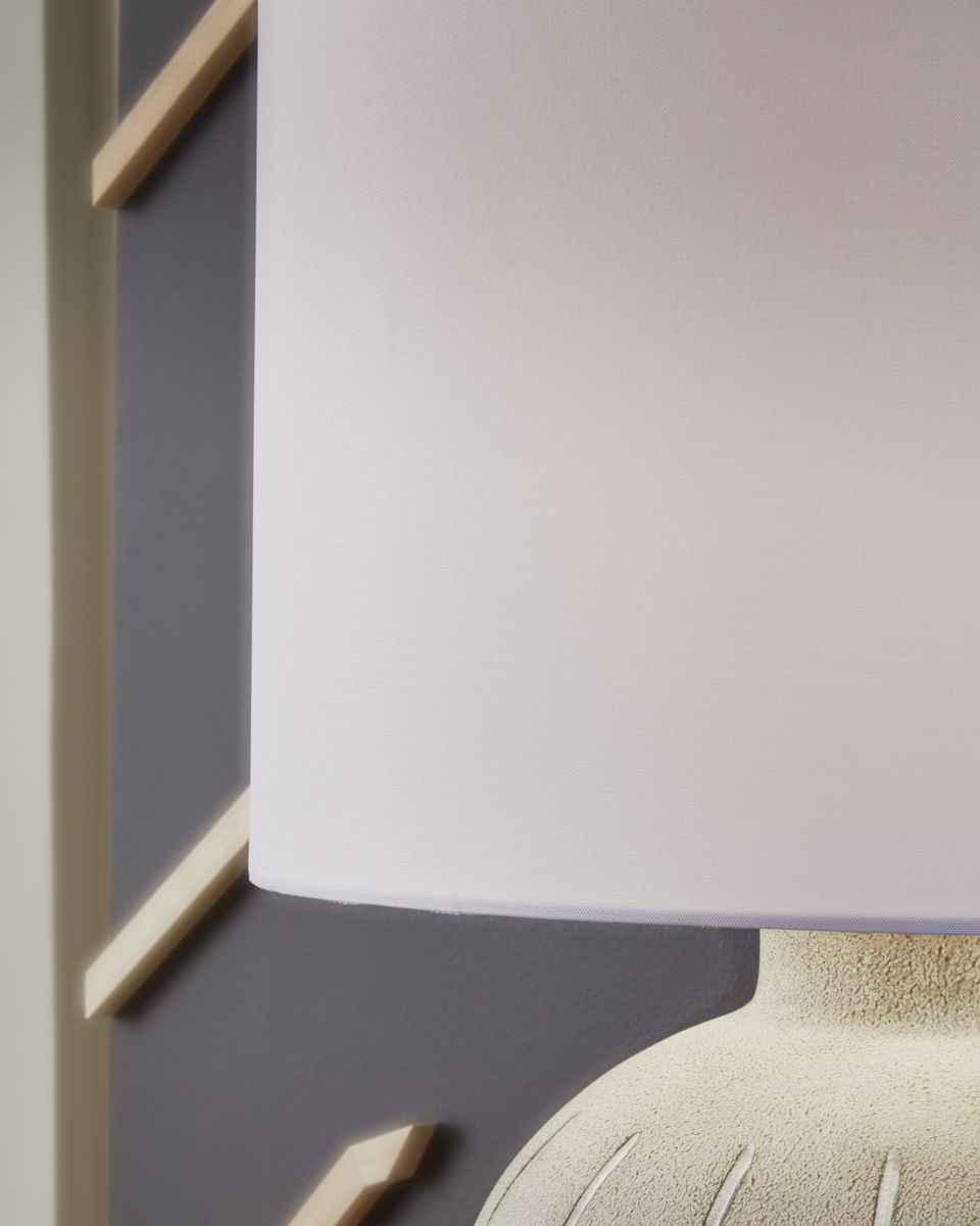Calbert - Poly Table Lamp - Warm Gray - Image 3