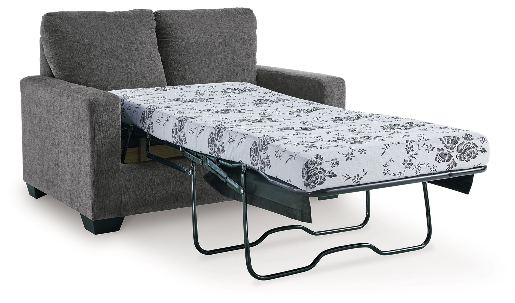 Rannis - Twin Sofa Sleeper - Fabric - Pewter - Image 3