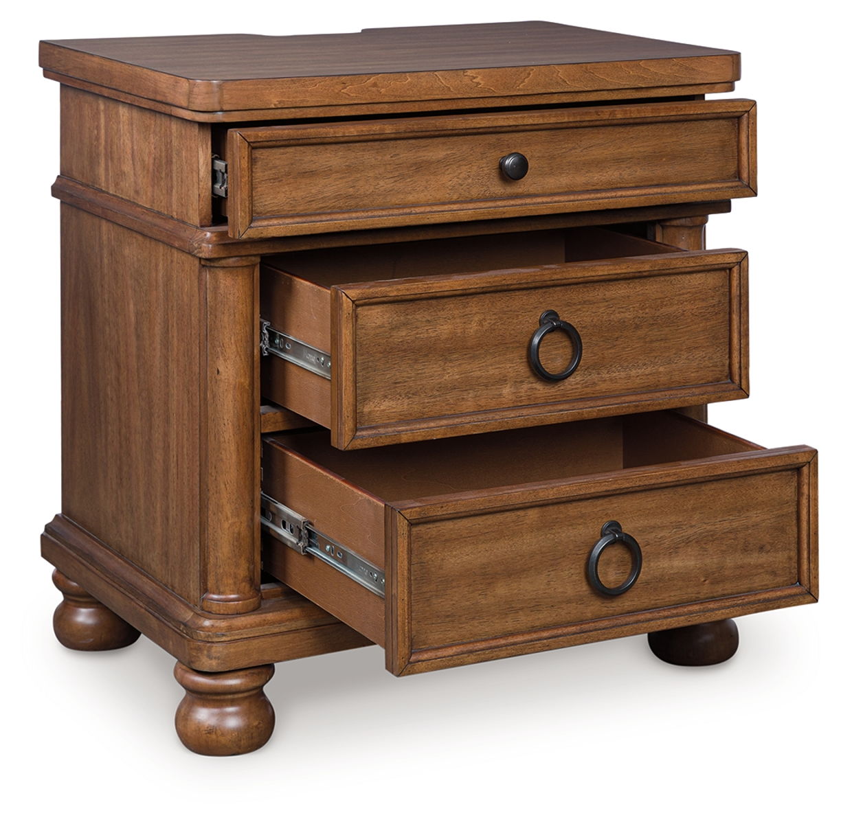 Rowlenstown - Three Drawer Night Stand - Image 2