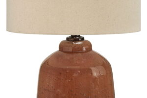 Aaleahya - Glass Table Lamp - Rust