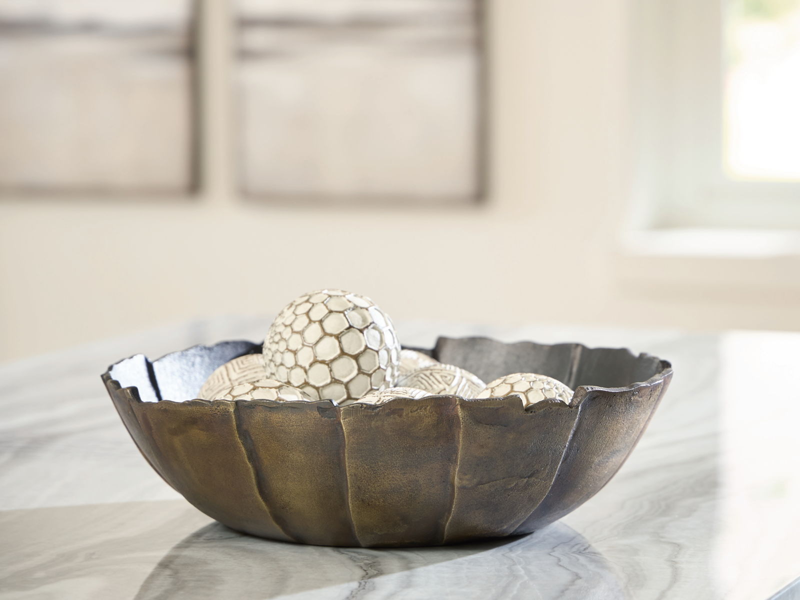 Aidman - Bowl - Black / Antique Gold Finish - Image 3