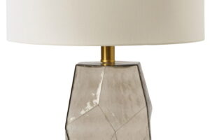 Taylow - Glass Table Lamp - Gray