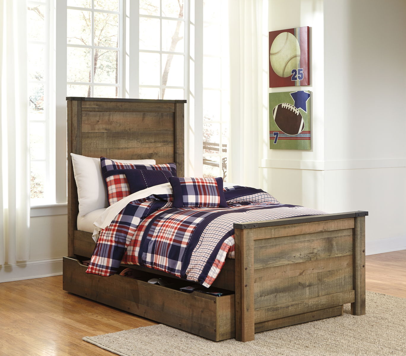 Trinell - Panel Bed - Image 3