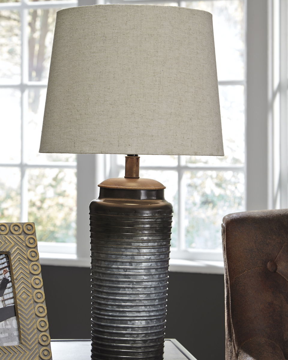Norbert - Metal Table Lamp (Set of 2) - Gray - Image 4