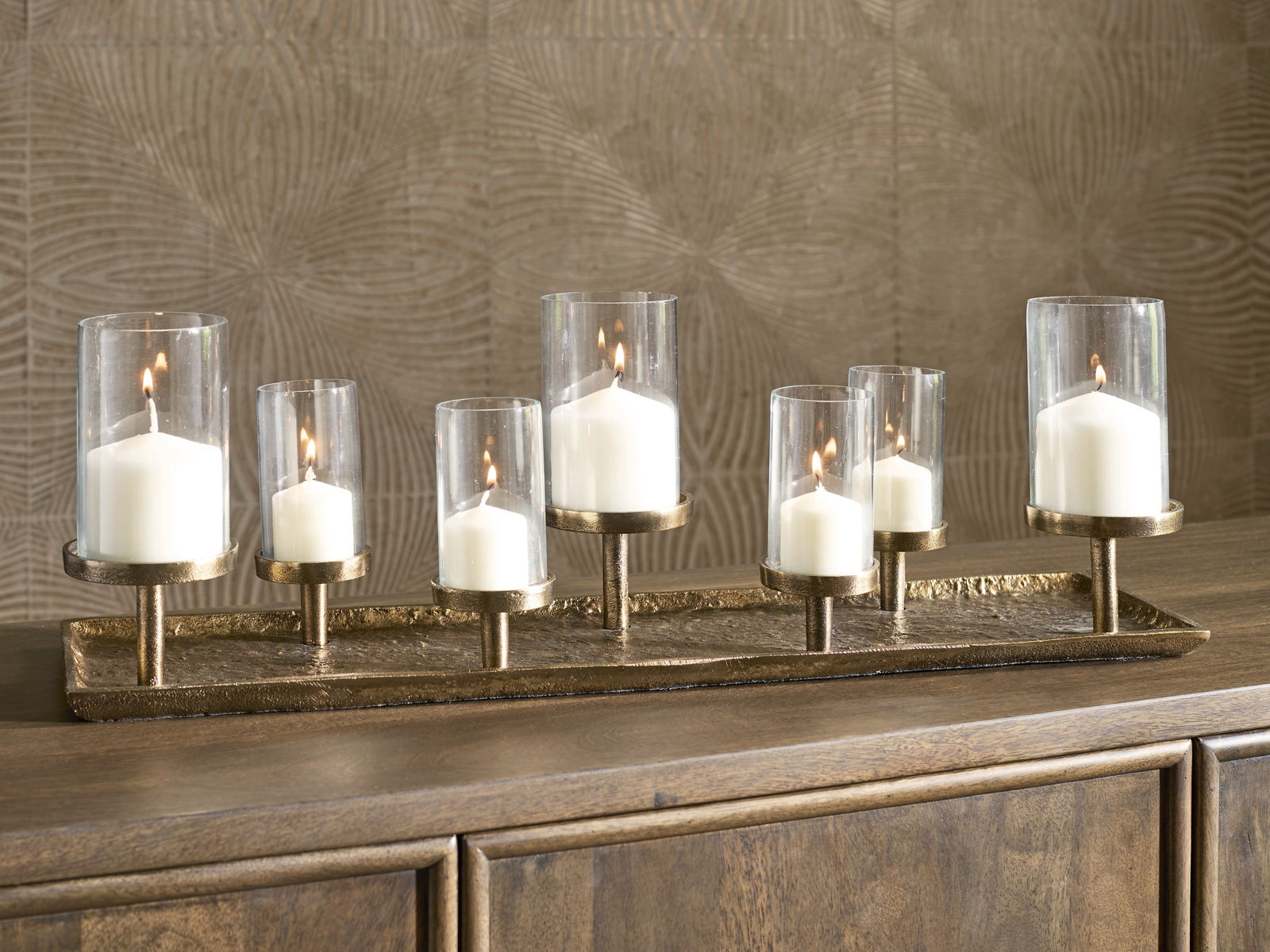 Wallmond - Candle Holder - Antique Brass Finish - Image 4