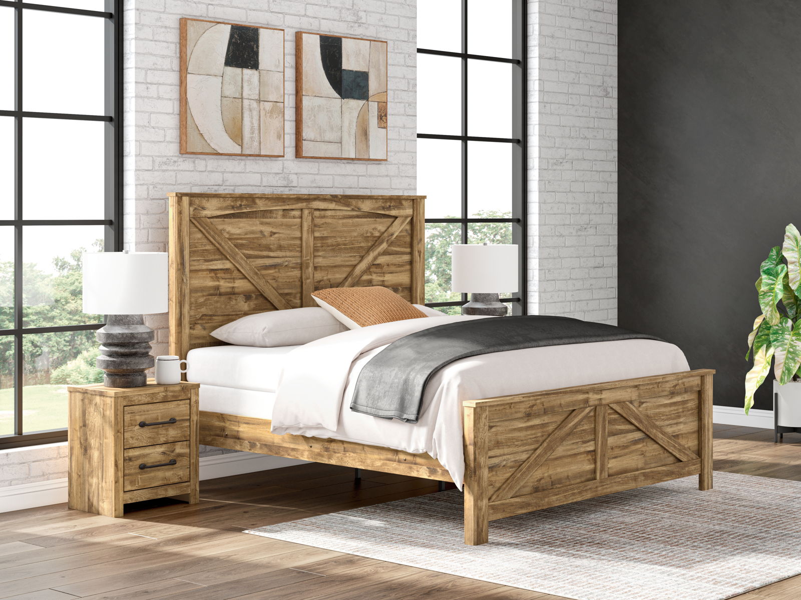 Maystonna - Crossbuck Panel Bed - Image 5