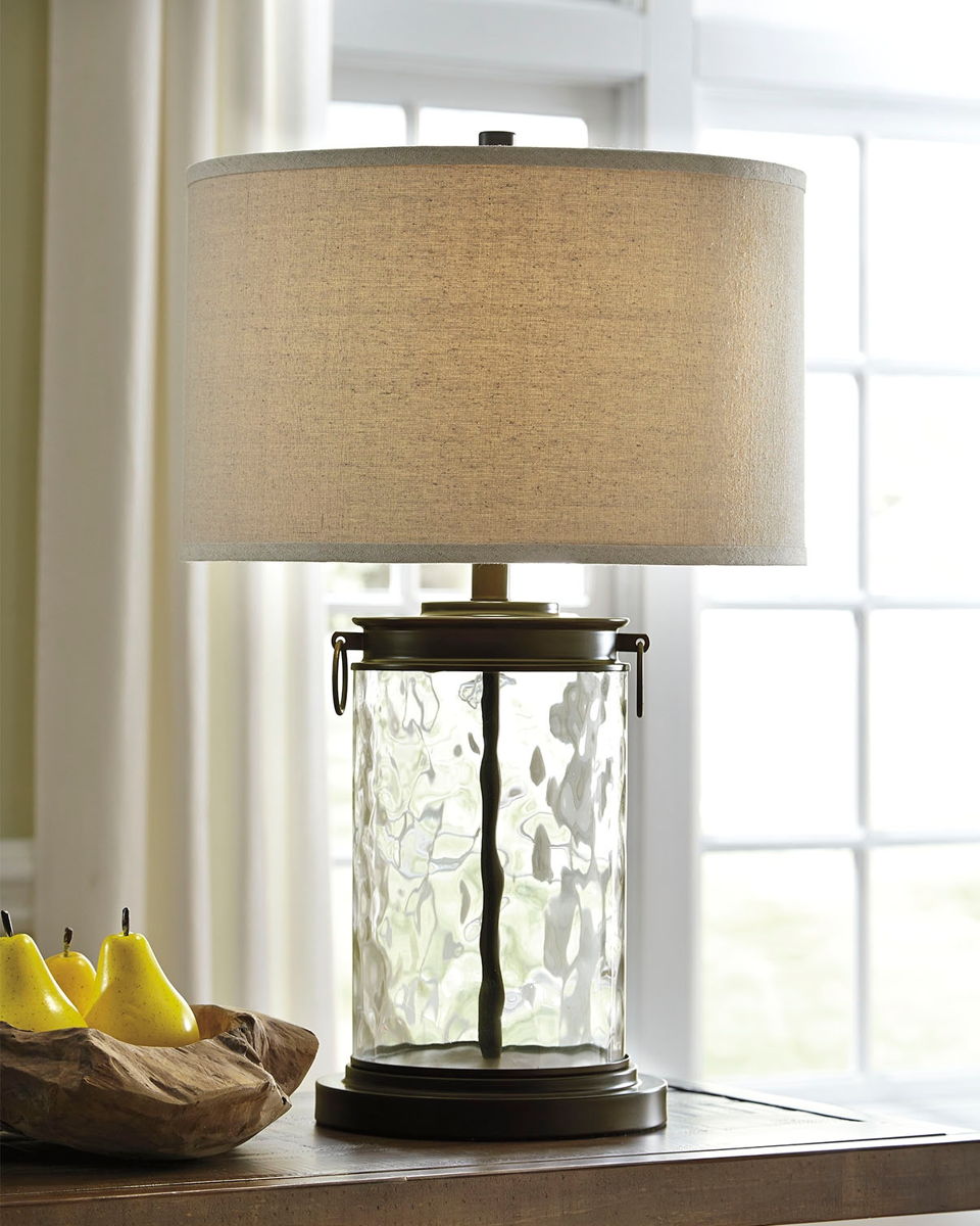 Tailynn - Glass Table Lamp - Clear / Bronze Finish - Image 3