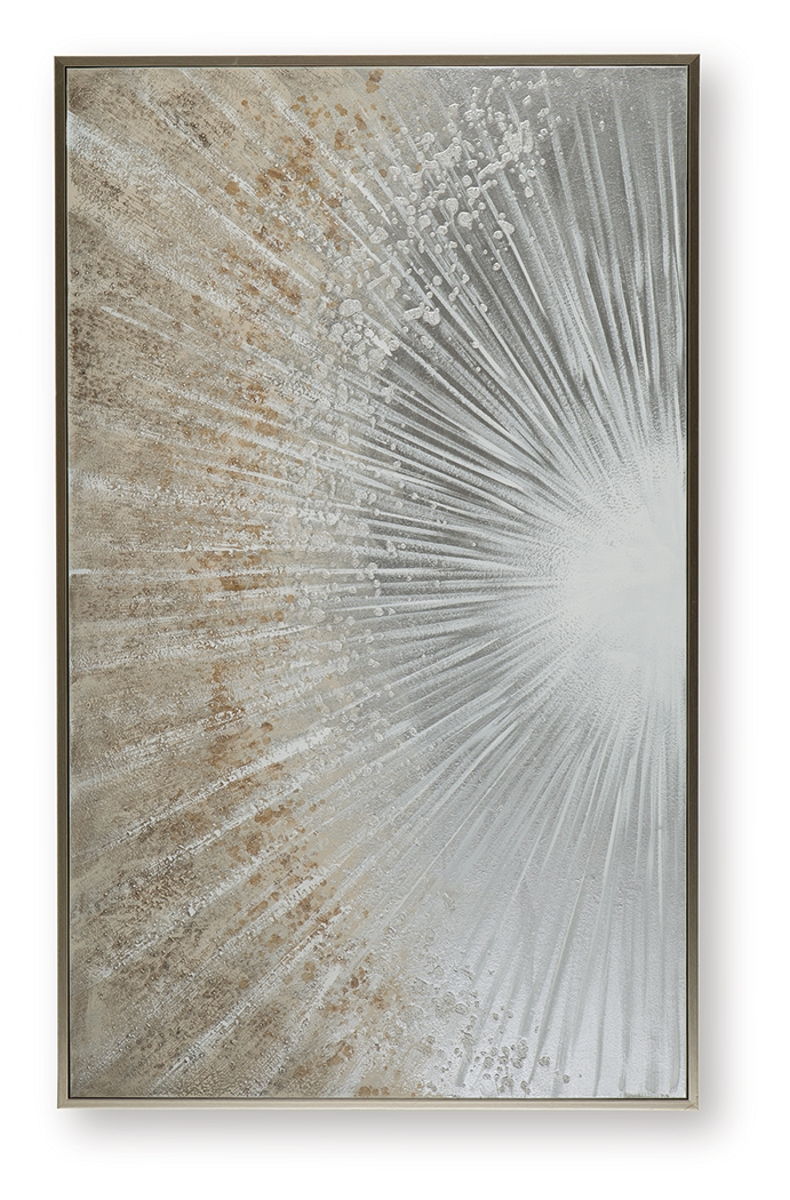 Waldard - Wall Art - Gray / Taupe / White - Image 4