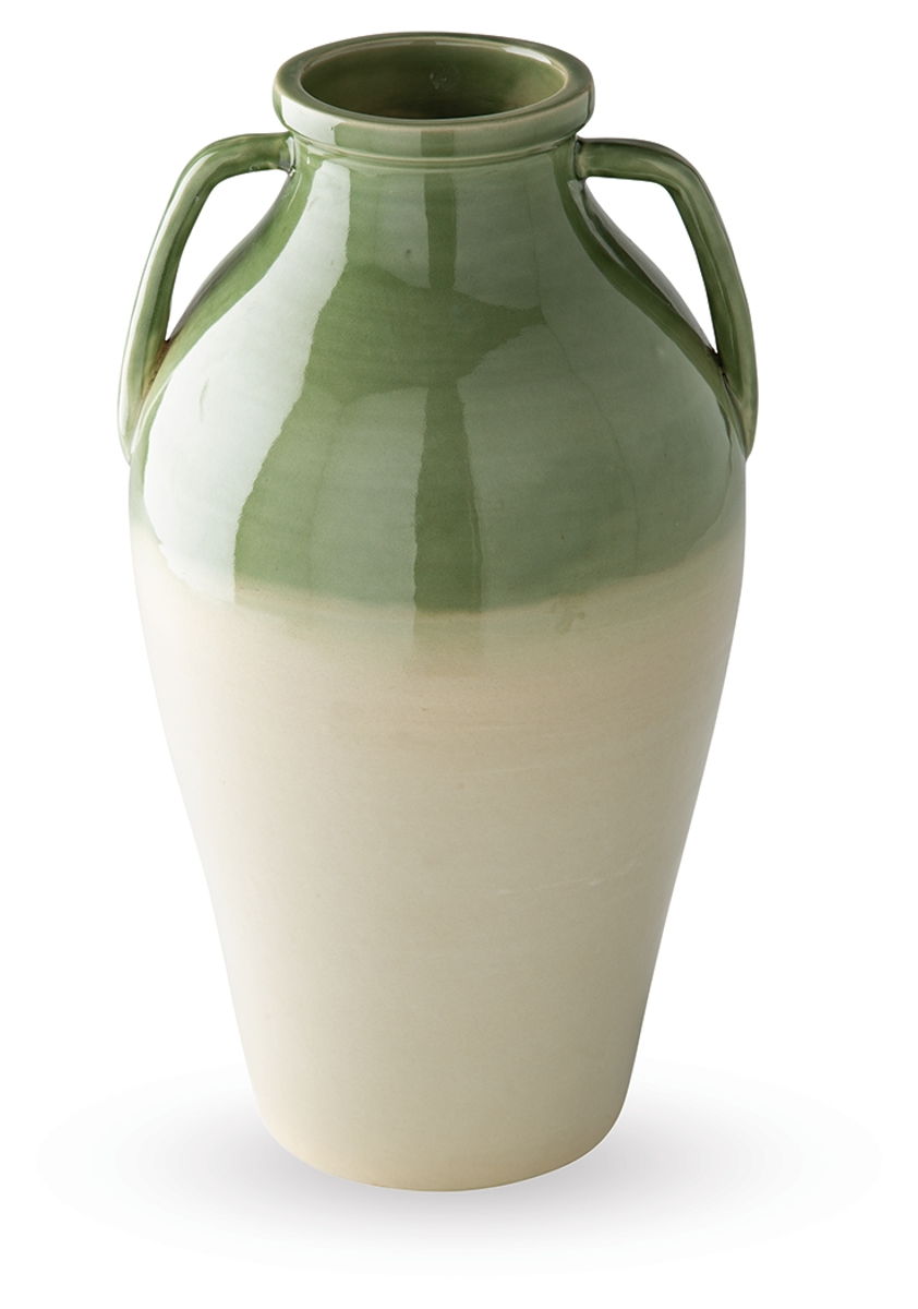 Andorbury - Vase - Green / Beige - Image 4