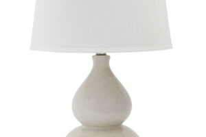 Saffi - Ceramic Table Lamp - Cream