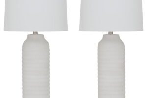 Vauville - Poly Table Lamp (Set of 2) - White