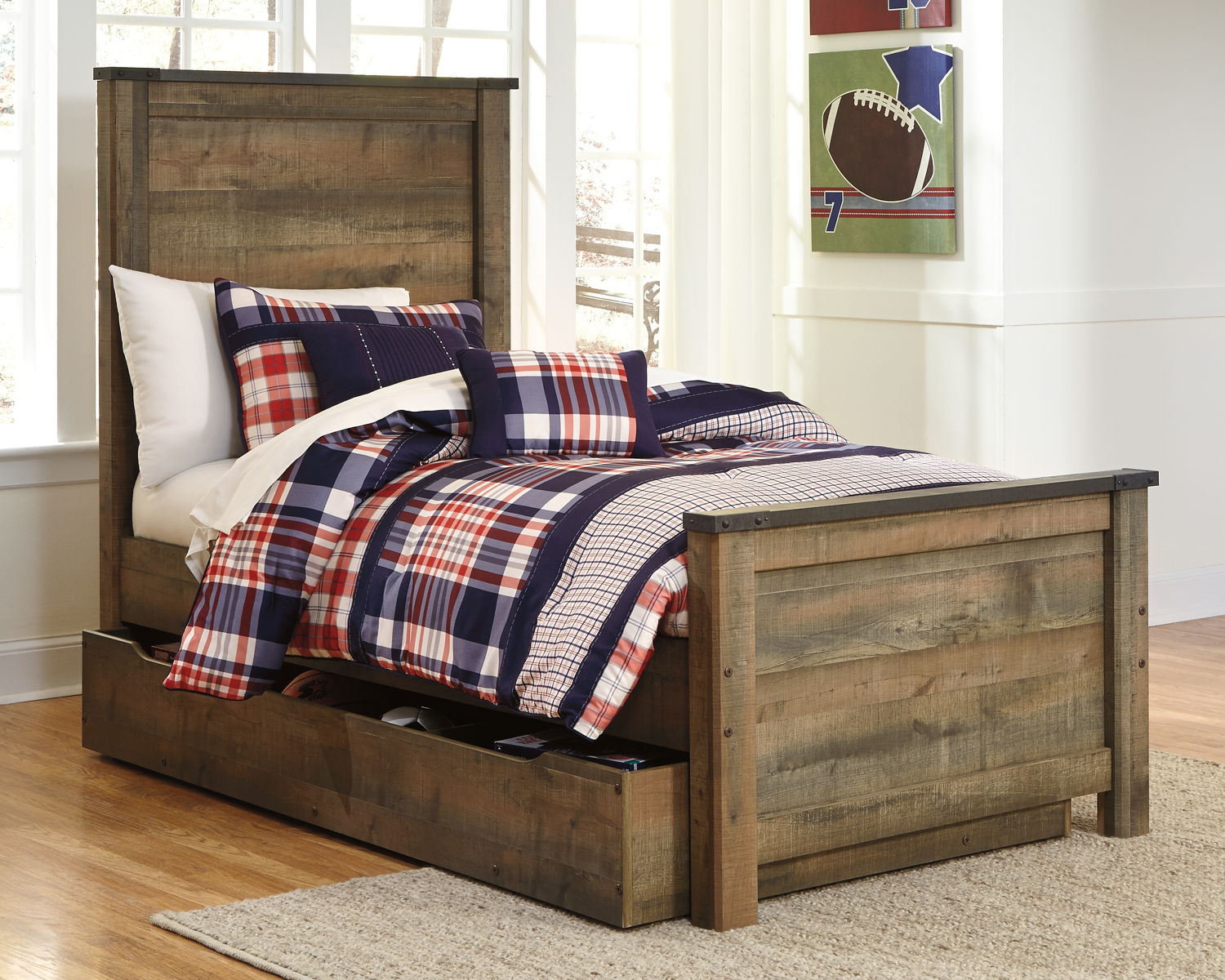 Trinell - Panel Bed - Image 4