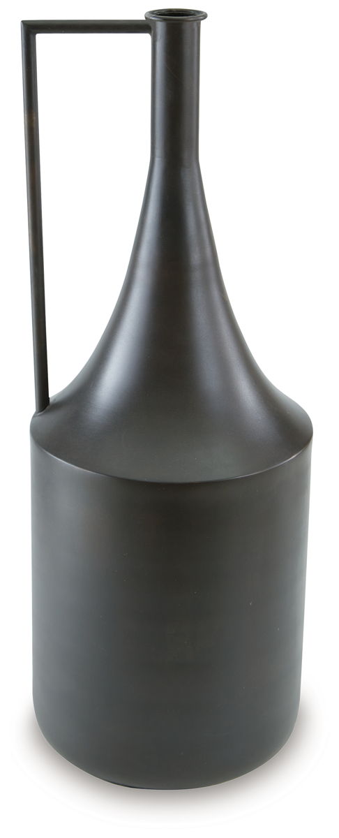 Zainforth - Vase - 20" - Distressed Brown - Image 2