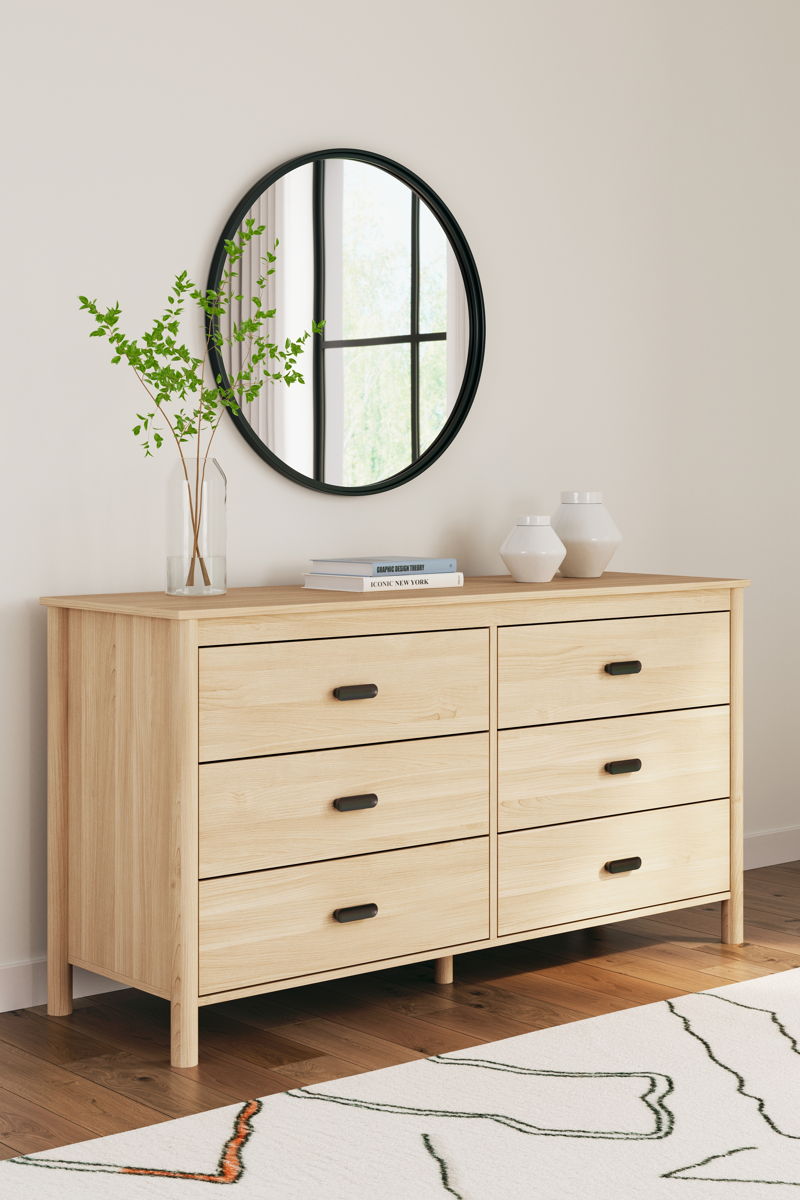 Cabinella - Six Drawer Dresser - Tan - Image 2