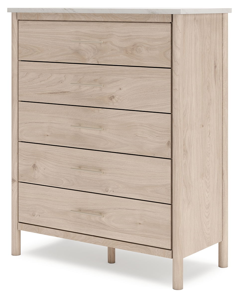 Cadmori - Five Drawer Wide Chest - Two-Tone - Image 2