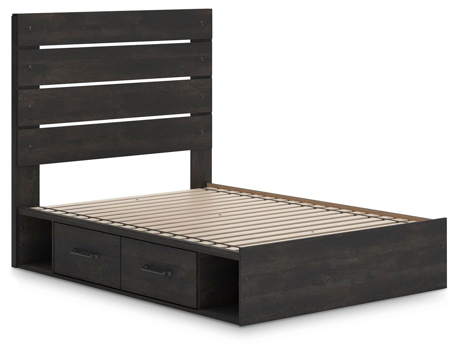 Hollivern - Panel Bed With Storage - Image 6