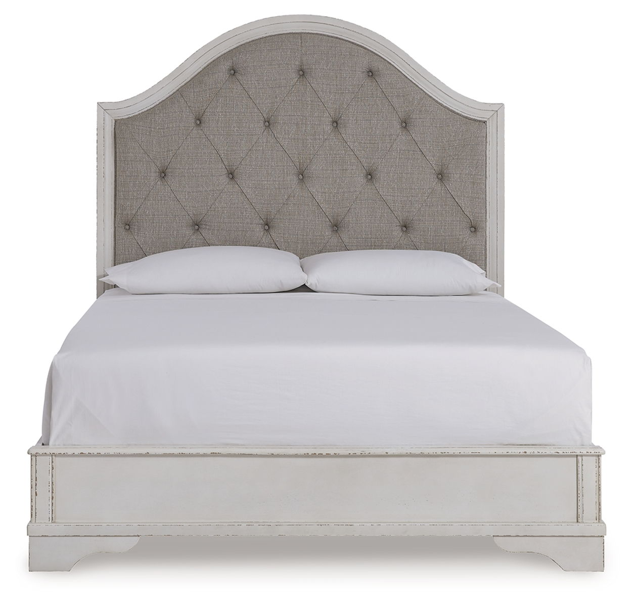 Blendon - Queen Upholstered Panel Bed - Rustic Brown - Image 3