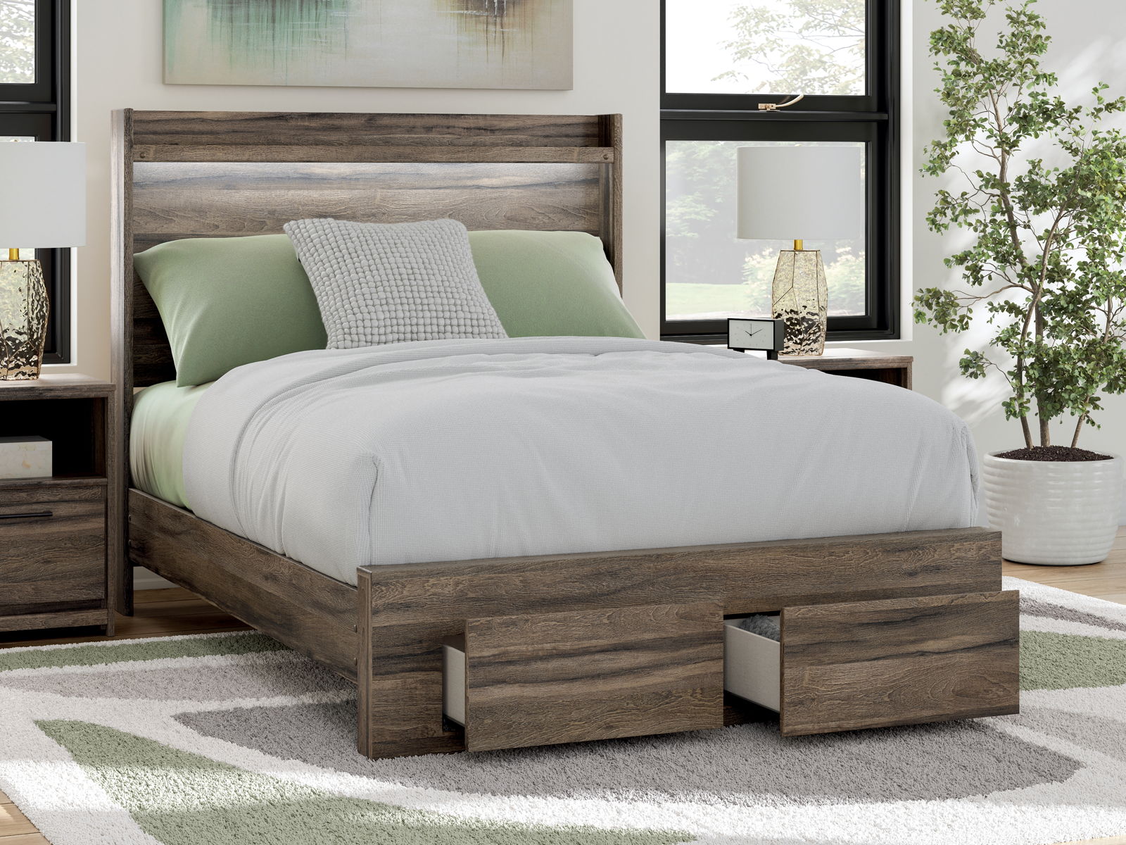 Elbrim - Panel Storage Bed - Image 2