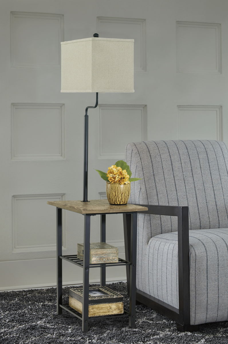 Shianne - Metal Tray Lamp - Black - Image 3