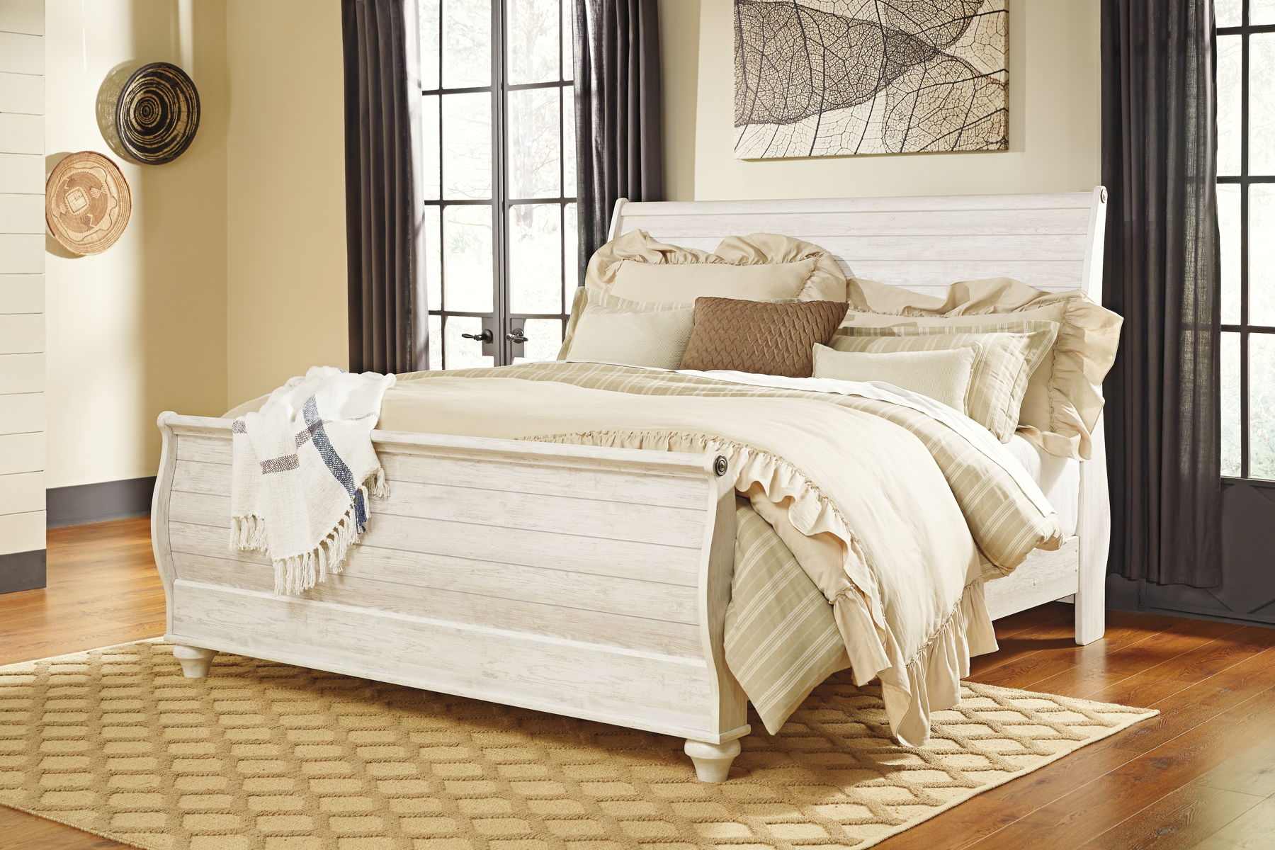 Willowton - Sleigh Bed - Image 3