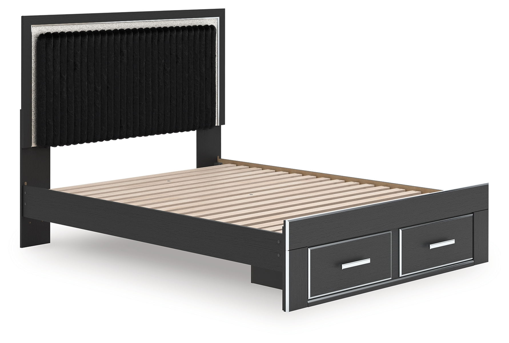 Zuraleus - Upholstered Panel Platform Storage Bed - Image 8