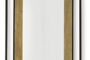 Beelman - Accent Mirror - Black / Brown