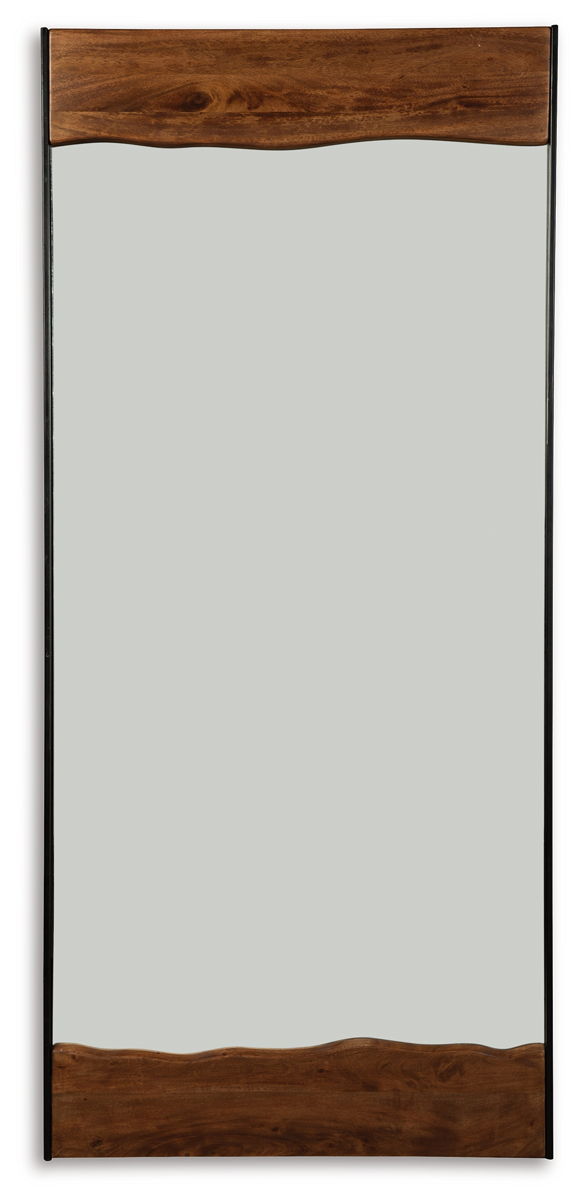 Panchali - Floor Mirror - Brown / Black - Image 2