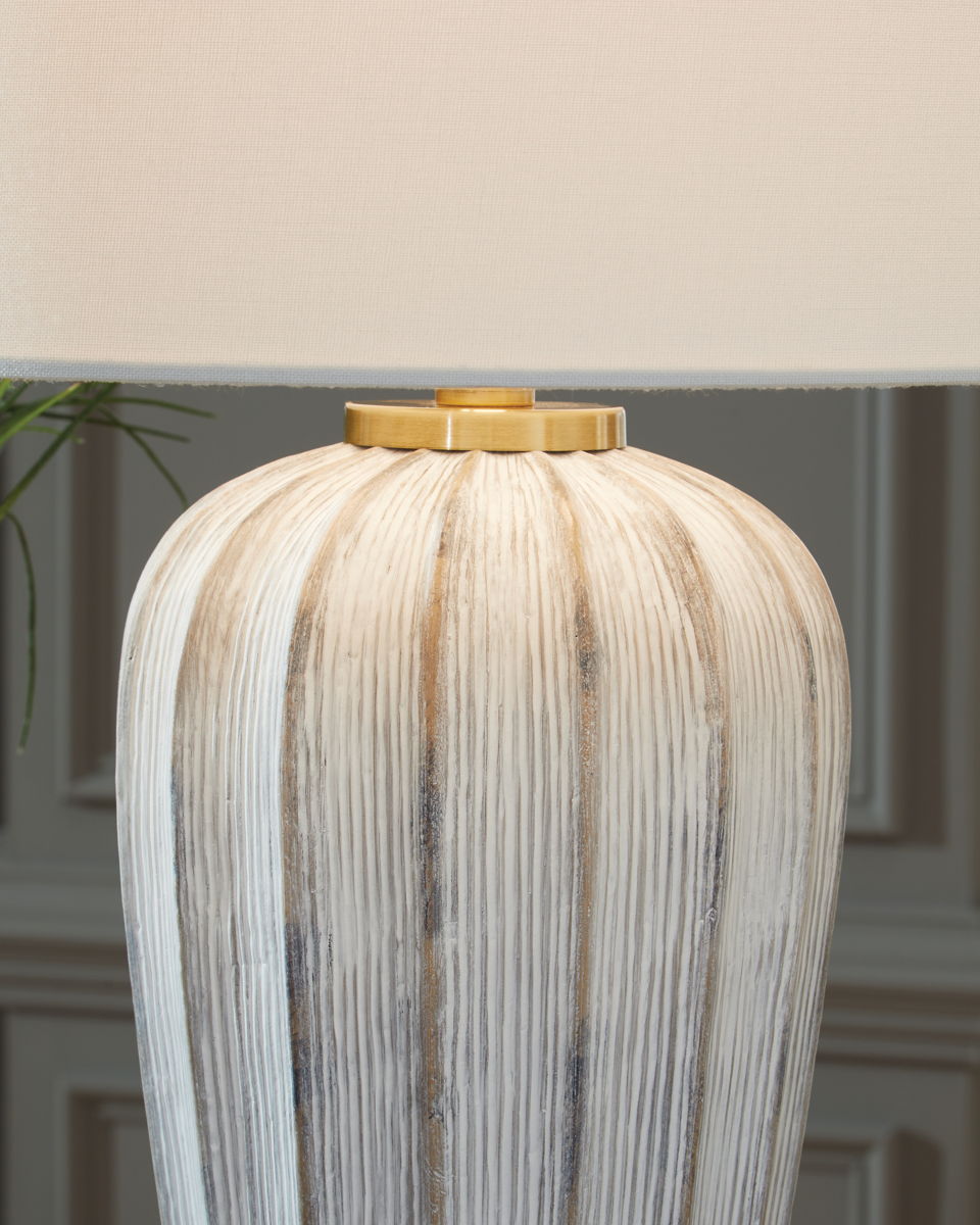 Lanwell - Poly Table Lamp - Antique Gray - Image 4