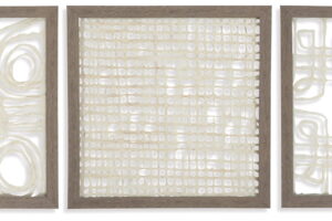 Odella - Wall Decor Set (Set of 3) - Cream / Taupe