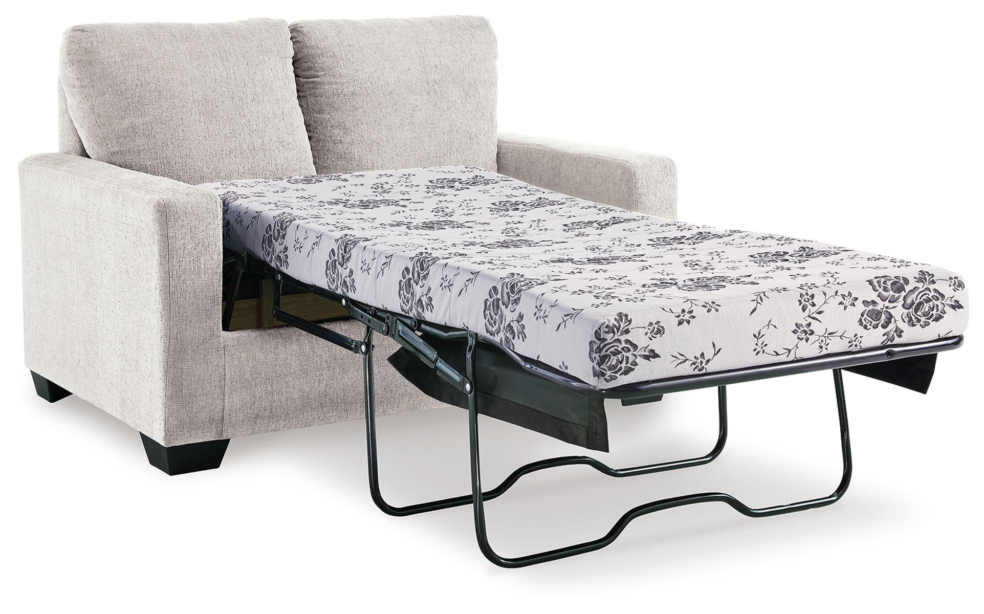 Rannis - Twin Sofa Sleeper - Fabric - Snow - Image 2