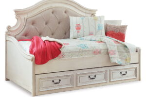 Realyn - Twin Day Bed With Storage - Chipped White