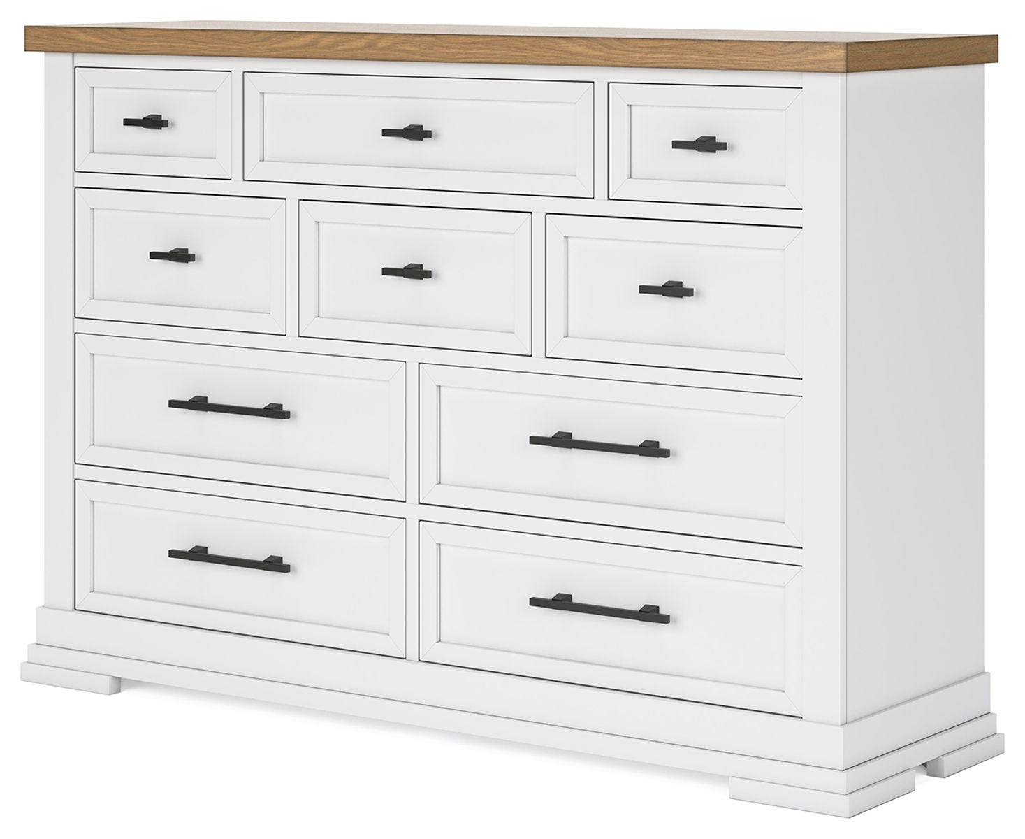Ashbryn - Dresser - White / Natural - Image 4