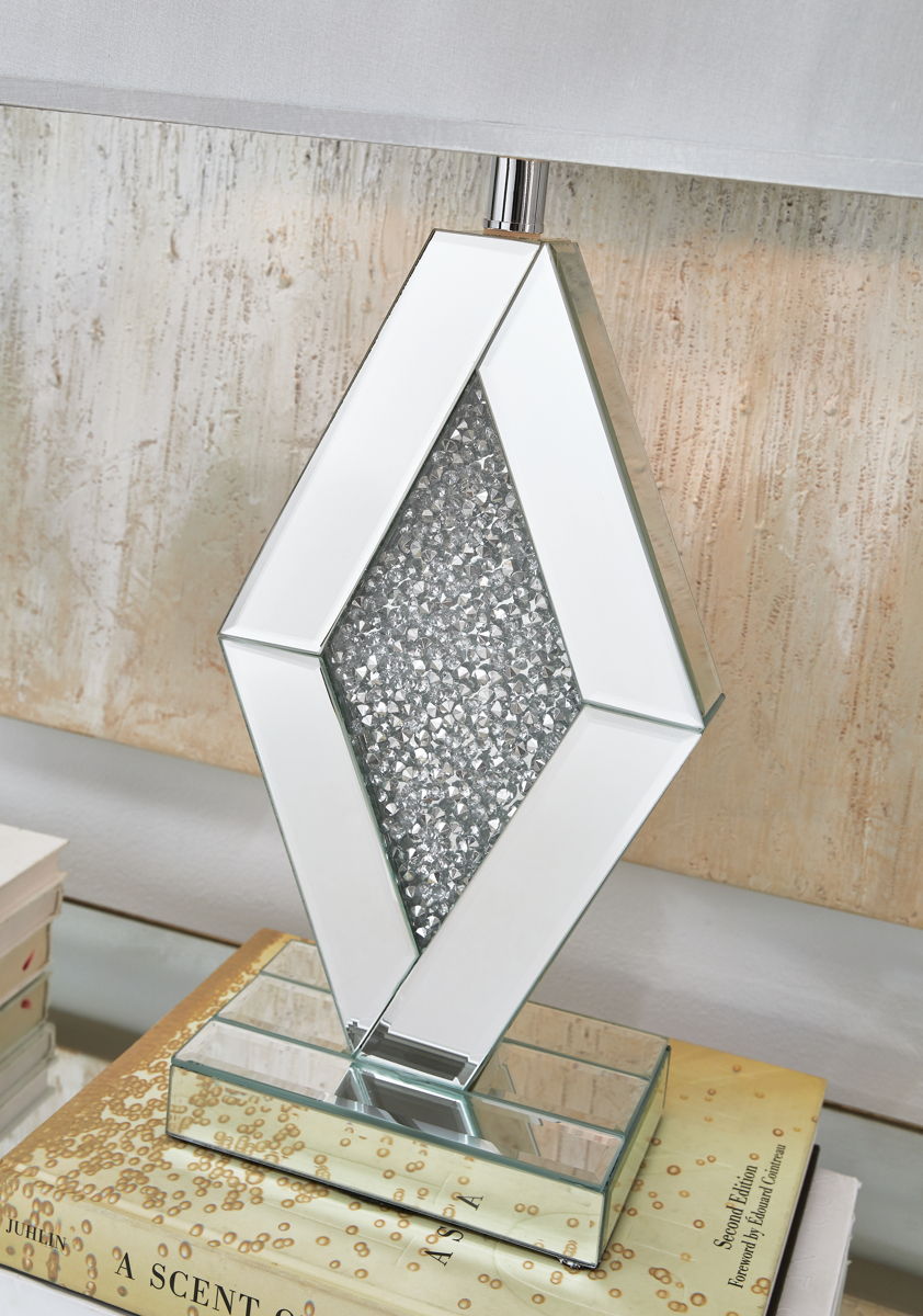 Prunella - Mirror Table Lamp - Silver Finish - Image 3