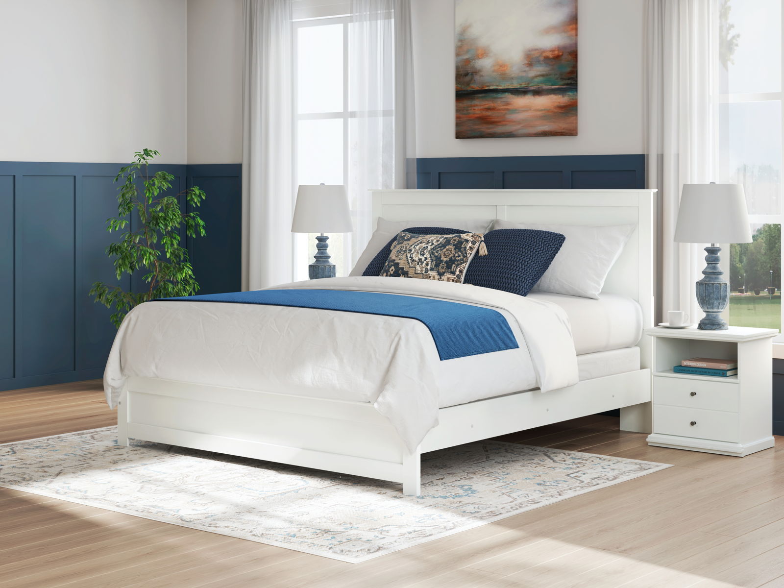 Bostwick Shoals - Panel Bed With Framed Footboard - Image 5
