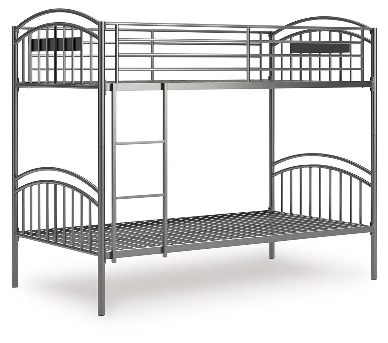 Lanceburg - Twin/Twin Bunk Bed With Ladder - Gray - Image 2