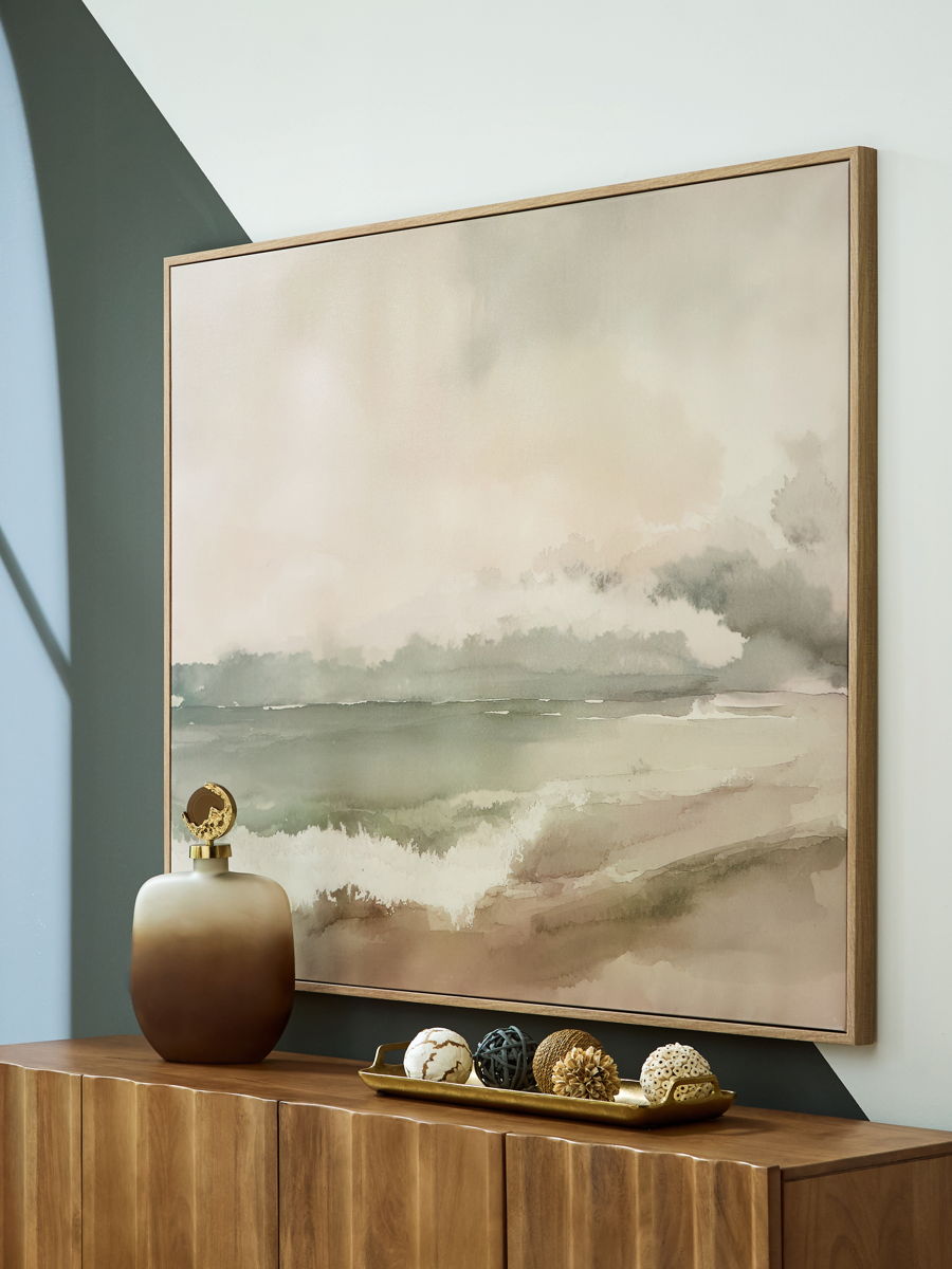 Vallus - Wall Art - Blush / Green / Gray - Image 2