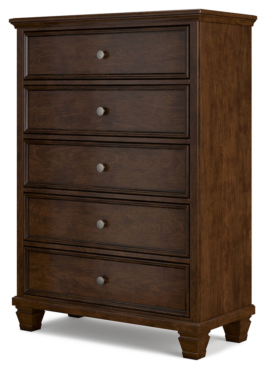 Danabrin - Five Drawer Chest - Brown - Image 4