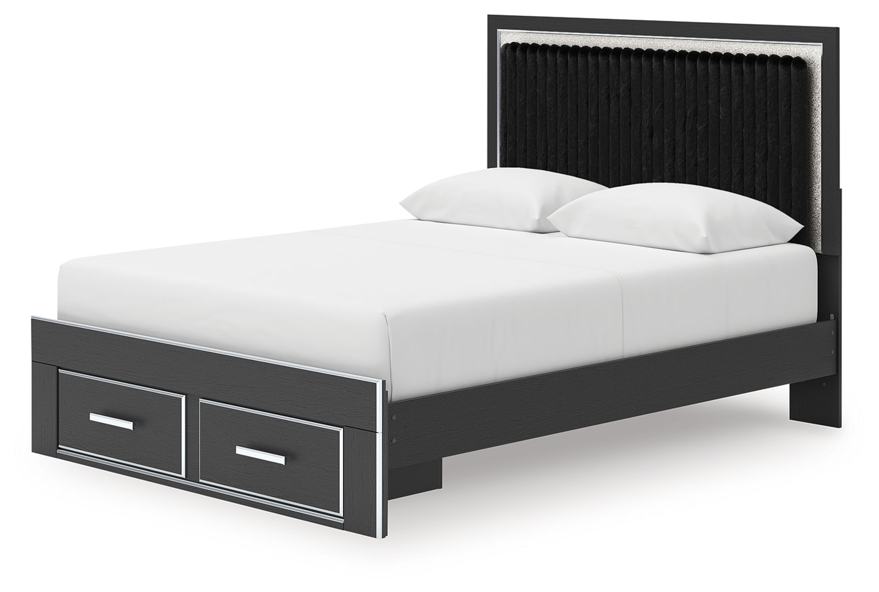 Zuraleus - Upholstered Panel Platform Storage Bed - Image 6