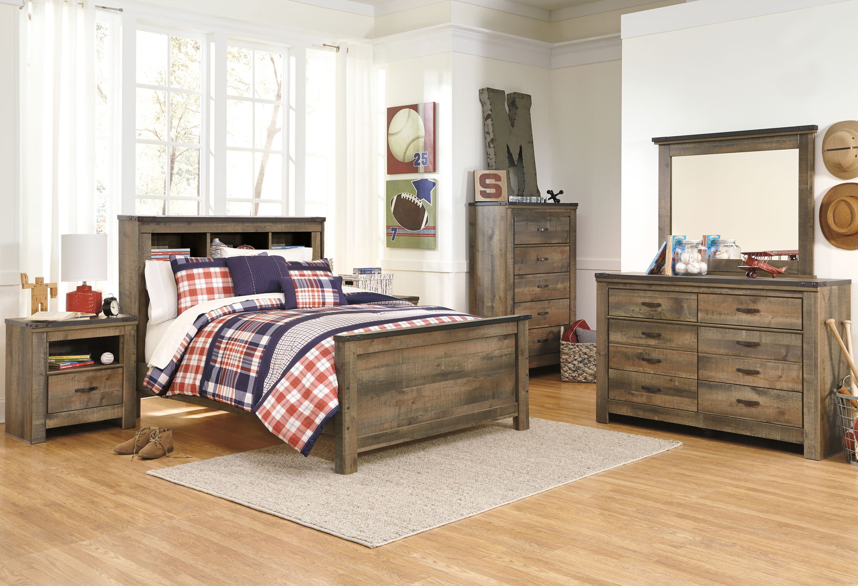 Trinell - Bookcase Bed - Image 4