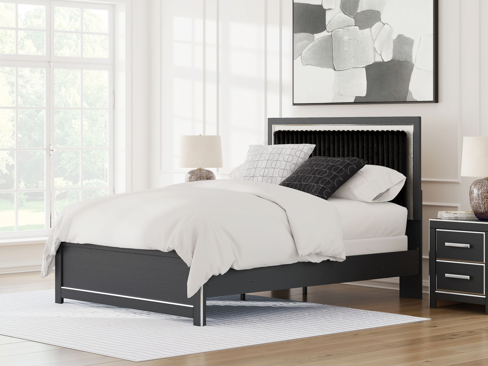 Zuraleus - Upholstered Panel Bed - Image 11