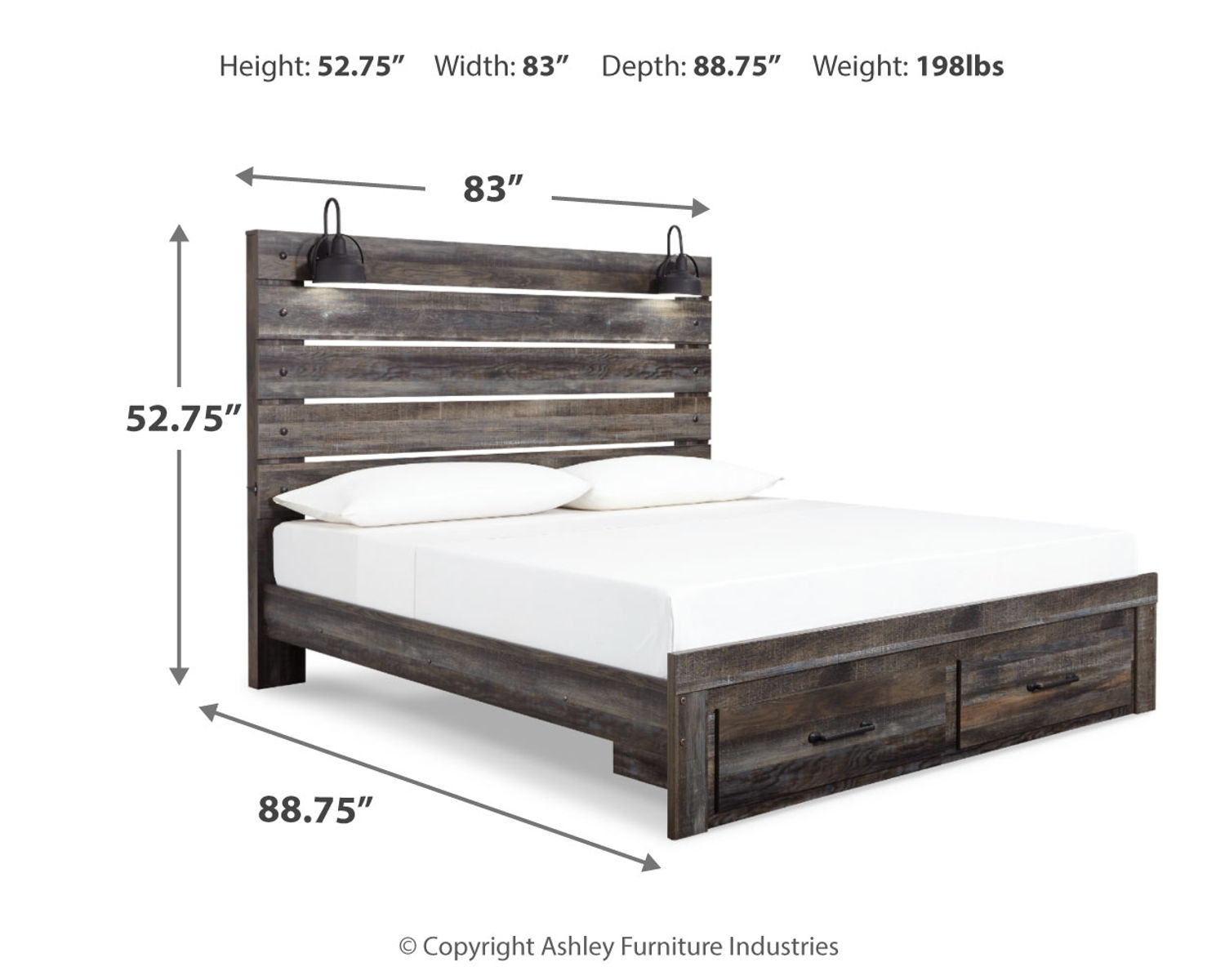 Drystan - Panel Bed - Image 10