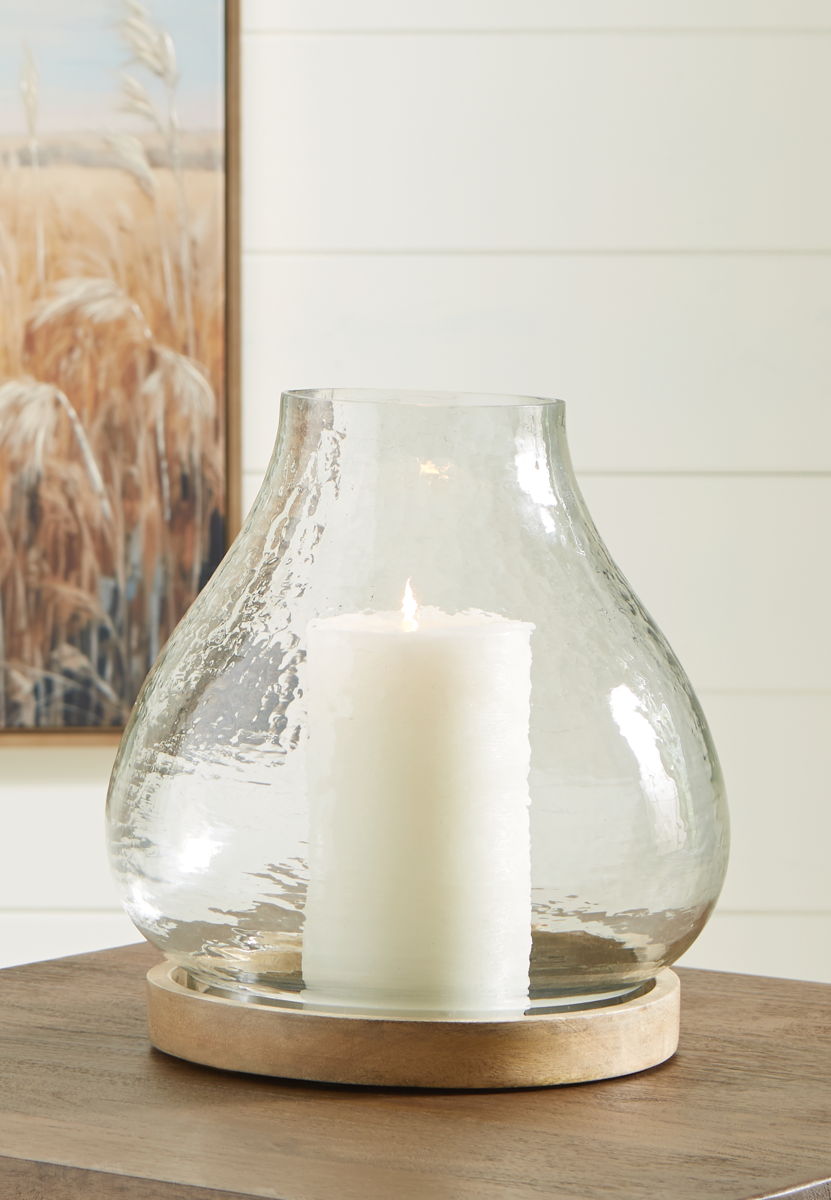 Adalisen - Candle Holder - Clear / Brown - Image 2