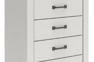 Savonport - Five Drawer Chest - White / Brown