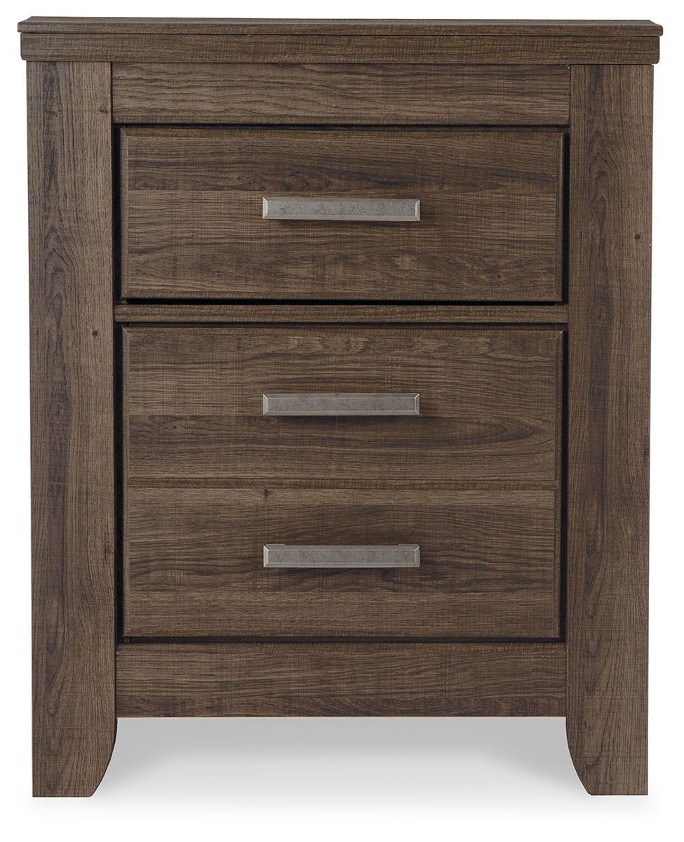 Juararo - Two Drawer Night Stand - Dark Brown - Image 2