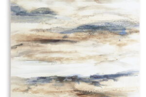 Joely - Wall Art - Blue / Tan