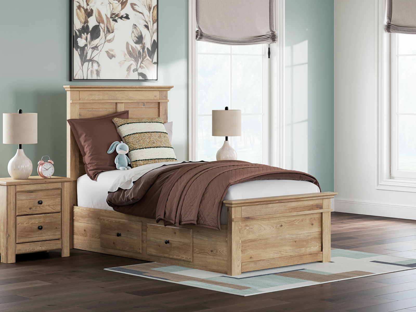 Makidern - Panel Storage Bed - Image 3