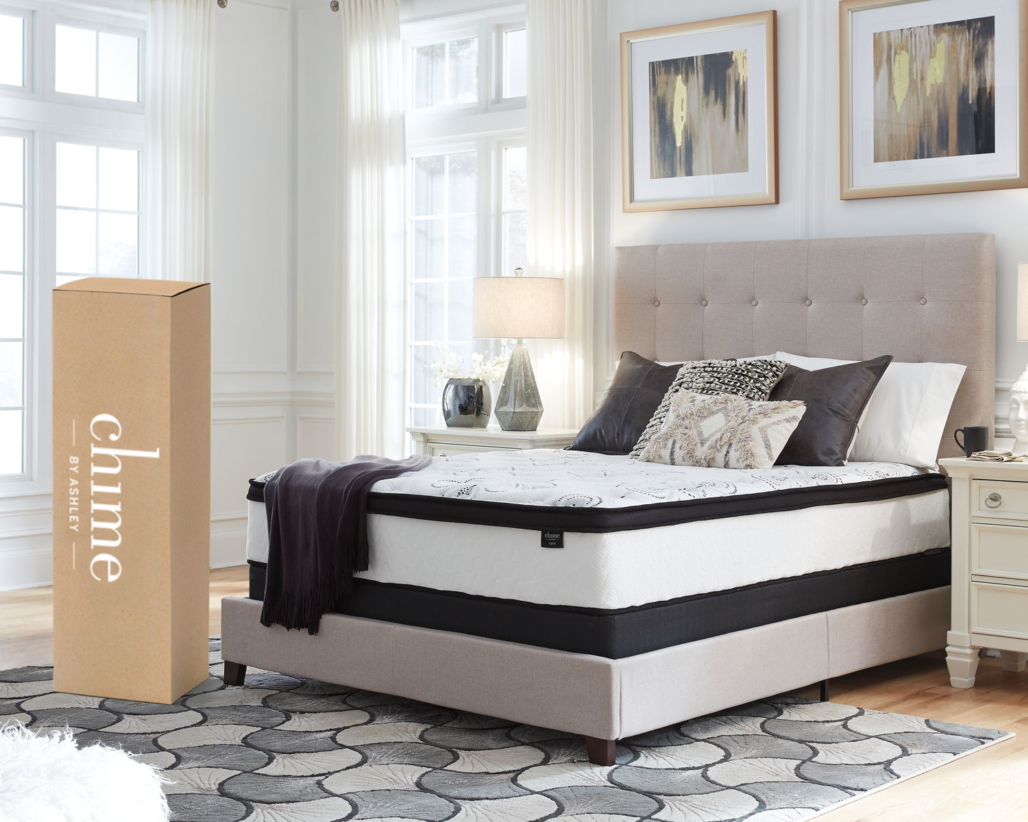 Chime 12 Inch Hybrid - Ultra Plush Hybrid Mattress - Image 6