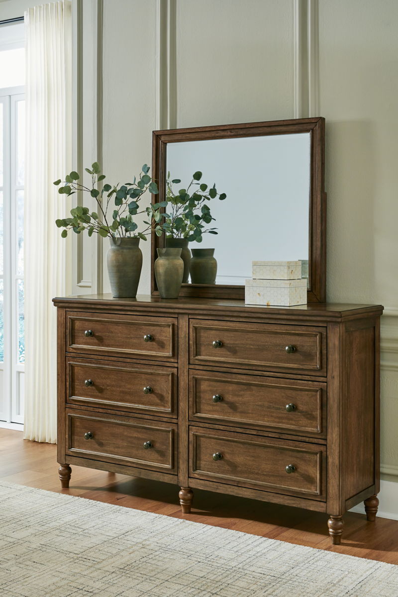 Sturlayne - Dresser And Mirror - Brown - Image 3